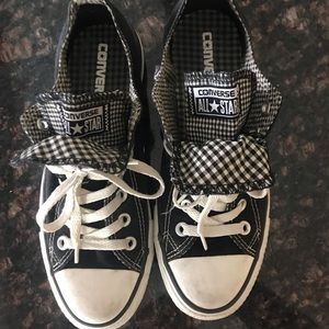 converse sneakers.  Black Size 8.